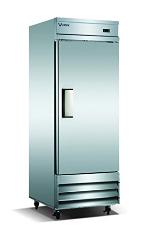 Vortex Refrigeration Commercial 1 Solid Door Refrigerator – 23 Cu. Ft.