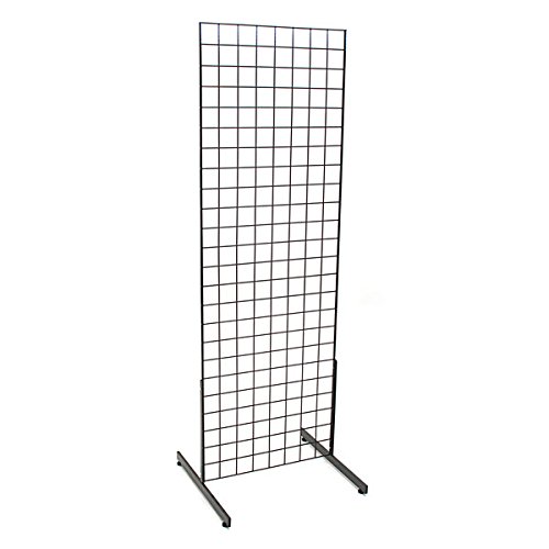 Grid Unit, 2′ x 6′ with Legs, Black